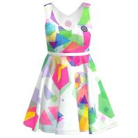 vestido bidi badu kaleido blanco mix