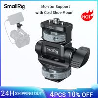 soporte para monitor smallrig para grabacion horizontal y vertical con montura de zapata fria giratorio e inclinable ajustable para soporte de camara dslr 6313