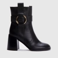 see by chloe womens leather heeled boots - 7