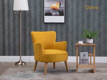 Knightley Ochre Armchair