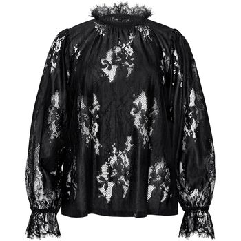 Lisca Blusa Camiseta de encaje manga larga DELICATE para mujer