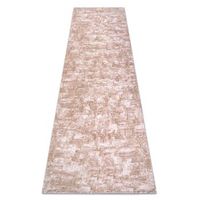 alfombra de pasillo solid beige 30 hormigon  110x330 cm