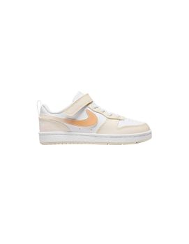 Zapatillas Nike Court Borough Low Bball (Ps) Niño Blanco