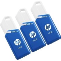 pendrive hp x755w triple pack 64gb usb 32 gen 1 75mbs azul blanco