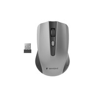 gembird raton optico inalambr 1600 dpi negrogris
