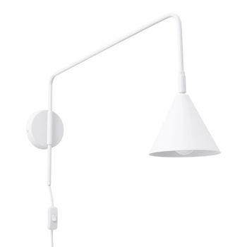 Aplique de pared naon blanco