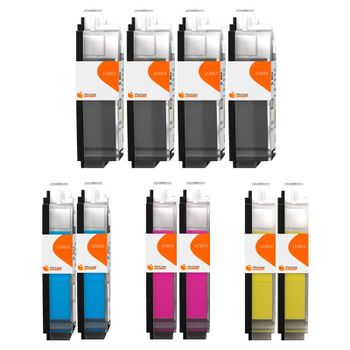 Pccom Essential Cartucho Tinta Compatible Brother LC3213/LC3211 Negro/Cian/Magenta/Amarillo Pack 10