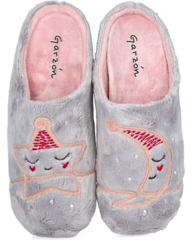 de GARZON 7312-275 ZAPATILLAS DE CASA PARA MUJER GRIS