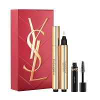 set yves saint laurent iluminador liquido touche eclat 02 y lash clash mascara