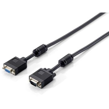 Cable VGA 20 m EQUIP Negro Conectores Macho y Hembra
