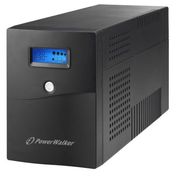 Sai PowerWalker 3000 VA Batería 12 V 9 Ah 6 h Autonomía LCD Protección Sobrecargas