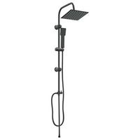 sistema de ducha negro 47 x 20 x 95 cm acero inoxidable vidaxl