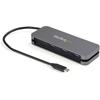 Hub StarTech.com 4 puertos 5 Gbps USB 3.2 Gen 1 con gestión de cableado