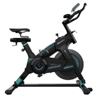Cecotec Bicicleta Indoor DrumFit Indoor 23000 Kosmos Pro. Volante de Inercia de 23 Kg, Resistencia Manual