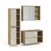 juego de muebles de bano de 3 piezas viola 3 partes vicco