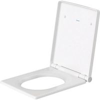 tapa de inodoro duravit vero air con cierre suave extraible bisagras acero inoxidable 0022090000