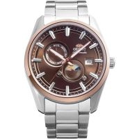reloj automatico hombre orient stretto day  night bronze sunset ra-ak0313y 415mm zafiro