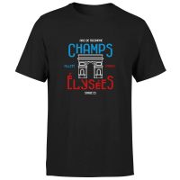 champs elysees mens t-shirt - black - xl