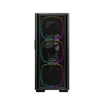 Torre Montech Sky TWO GX Black EATX 3x140mm Malla USB-C Sin Fuente Ventana