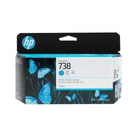 hp designjet 738 cartucho cian 130ml