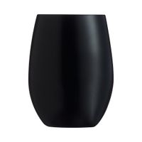 6 verres a eau noirs 36cl
