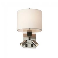 aplique de pared con lectores led belmont 2x1w