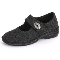 finn comfort pantuflas ramsau anthrazit wollfilz para mujer
