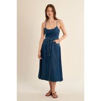 molly bracken vestidos e1707bep-denim blue para mujer