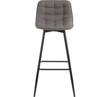 TEKNIK Quilt Fabric Bar Stool Chair - Grey, Grey