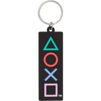 pyramid llavero de caucho playstation iconos