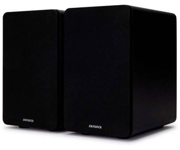 Aiwa SP-A100 Altavoces de estantería pasivos, Par de Altavoces de estantería,Hi-Fi Altavoz de 2 vías, 150W de Potencia, Woofer de 5.25