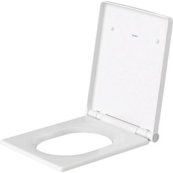 Tapa De Inodoro Duravit Vero Air Con Cierre Suave, Extraíble, Bisagras Acero Inoxidable, 0022090000
