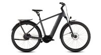 bicicleta electrica hibrida de trekking cube kathmandu comfort pro 800 con cambio enviolo trekking belt  800 wh  700 mm  color gris losa  2026