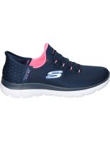 zapatillas skechers 150123-nvpk azul para mujer 41
