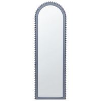 espejo decorativo de pared estilo moderno de madera de paulownia 53 x 165 cm gris barenton