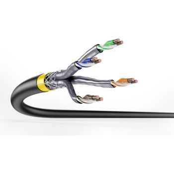 Cable de Red CAT 7A S-FTP Digitus 50m Negro