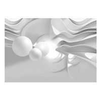 papel pintado 3d - white corridors 150x105 cm