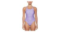 banador nike fastback de 1 pieza space purple para mujer