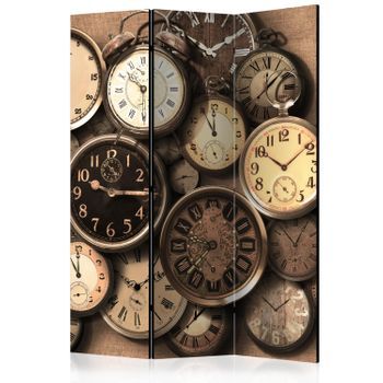 Biombo - Old Clocks (135x172 Cm)