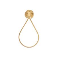 lampara de pared damla-13534 oro metal 23 cmx39x 13 cm