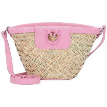 Pinko Bolso Love Summer Bucket Bag Rafia para mujer