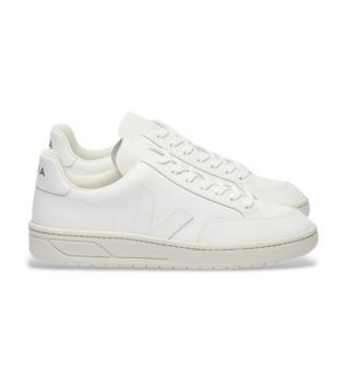 VEJA para mujer. XD0202297 Zapatillas V-12 blanco (39), Plano, Cordones, Casual, Poliéster Reciclado, Sostenible