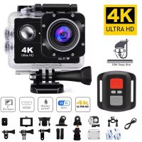 camara de accion 4k 1080p30fps wifi pantalla de 20 170 resistente al agua para grabar videos bajo el agua para casco camara deportiva camara mini para exteriores
