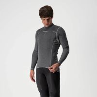castelli flanders warm long sleeve - s - grey