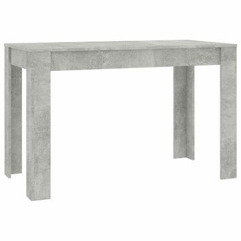 Mesa De Comedor | Mesa De Cena De Madera De Ingeniería Gris 120x60x76 Cm