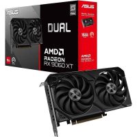 tarjeta grafica asus dual radeon rx 9060 xt 16gb gddr6 pcie 50 doble ventilador