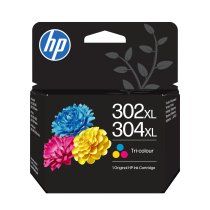 HP Cartucho de Tinta Original 302XL/304XL tricolor