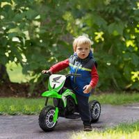 moto electrica infantil con licencia honda crf450rl verde homcom