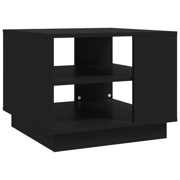 Mesa De Centro 55x55x43 Cm Madera - Negro