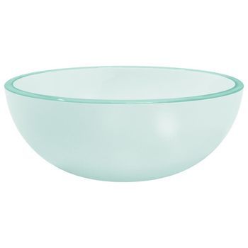Lavabo De Baño Moderno | Lavabo De Vidrio Templado Esmerilado 30x12 Cm